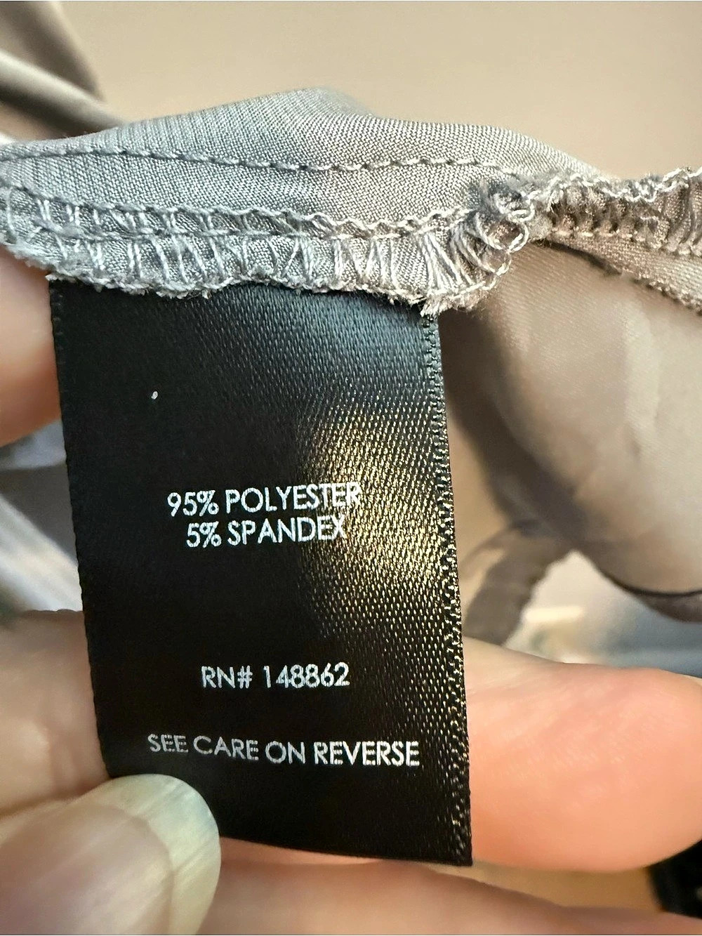 Torrid Gray Babydoll Blouse  Size 3 - Picture 6 of 6